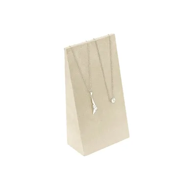 Custom high end velvet standing necklace display stand necklace rack display rack for store counter