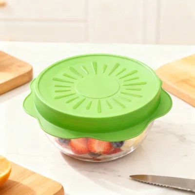 6 Pack Elastic Food Covers Reusable Stretchable Food Storage Container Covers Silicone Stretch Lids Kitchen Tools Wholesale