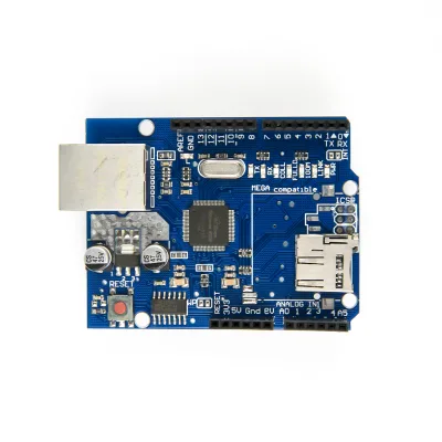 KUONGSHUN OEM ODM Electronic Component With SD Card Slot W5100 Ethernet Network Shield Module for DIY Arduino UNO R3 Mega 2560