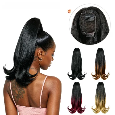 DS Factory Direct Heat Resistant Synthetic Wrap Around Drawstring Ponytail Wig