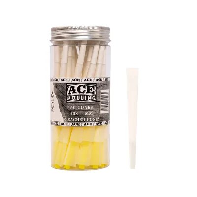 Factory Direct Price Slim Cones in Tear-Away Box Rolling Paper Cones Slow Burning Papers