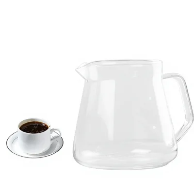 Manufacturer Supply Modern Minimalism Glass Coffee Pot Household Pour-Over Serving Pot Drip Coffee Maker