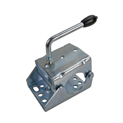 Trailer Parts Steel Zinc Plated Finish 60mm Trailer Clamp Jack Bracket for Jockey Wheel
