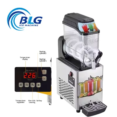 BLG Digital Control Slush Machine Commercial Slushy Maker Machine Easy Clean Slush Machine for School Canteen Juice Bar Bakery