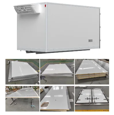 Factory Supply New 5 Ton 10 Ton Refrigerated Truck Parts Mobile Cooling Van Freezer Cargo Truck Body Refrigerator Truck Body