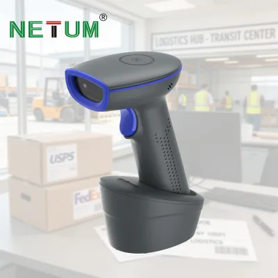 NETUM HS3150 3-in-1 Wireless 2D Barcode Scanner 1280x800 CMOS Crosshair Aiming 3200mAh Replaceable Battery Shockproof COM Stock