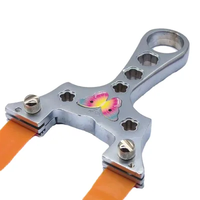 Durable Alloy Slingshot | Precision Crafted for Outdoor Fun & Target Practice