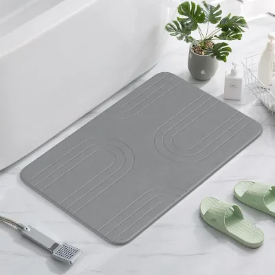 Instantly Super Water Absorbent Magic Stone Bath Mat for Bathroom
