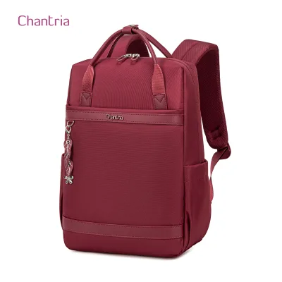 Waterproof Women Laptop Backpack 14 Inch Large Capacity Lightweight Travel Business Bag with Trolley Sleeve and Multi Pockets