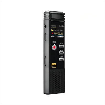 One-Button Recording Dictaphone Noise-cancelling Sound Recorder with A-B Repetition for Lecture Meeting Music