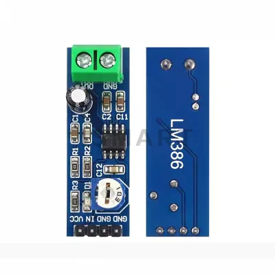 LM386 Audio Power Amplifier Module 200 Times Gain Amplifier Board Mono Power Amplifier 5V-12V Input