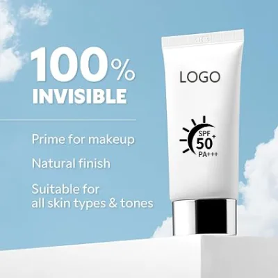 Daily Moisturizing Facial Sunscreen SPF 50 Chamomile and Vitamin E Lightweight Sunscreen, Suitable for Oily Skin