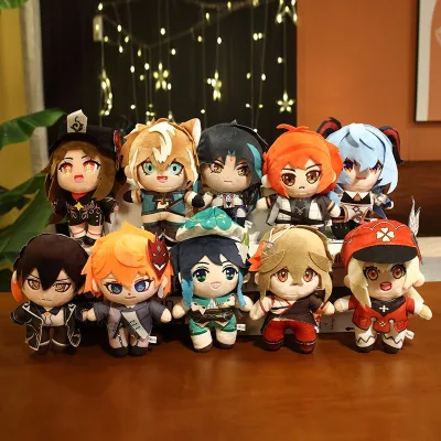 Game Plush Doll Vibrant Multi Color Hair Exquisite Facial Embroidery Otaku Bedroom Display Bulk Wholesale Chibi Stuffed Toys