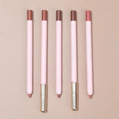 High Quality Pigmented Cream Lip Liners Wholesale Professional Make up Private Label Logo Lipliner Pencil Lip Liner