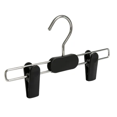 Kids Pants Hanger Heavy Duty Metal Wire Frame Adjustable Clips for Children Skirt Trousers Wardrobe Closet Organizer Hanger