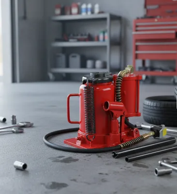 20T Hydraulic Bottle Type Jack Compact Structure, Easy to Operate, Suitable for Home Users and Small Auto Repair Shops