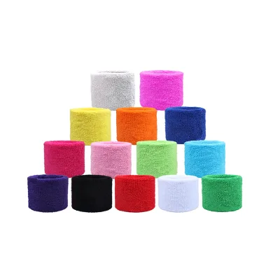 5cm Breathable Cotton Sweatbands Wristbands Wrist Gymnastics Running Cycling Sweat Wrist Brace