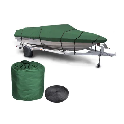 Marine Grade 600D Polyester Canvas Waterproof Universal Boat Cover Made of Oxford Fabric Custom Fit Boat Cover