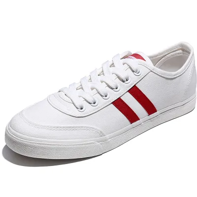 Wholesale New Style Men Canvas Shoes Sneakers Custom Lace up Men's Sneakers 2021