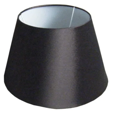 Dongguan Best Selling Oval Black Handmade Indoors Polyester Varnished Fabric Lampshade