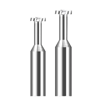 Tungsten steel 60 degree 4 flutes T-shaped cutter for aluminum Wood plastic