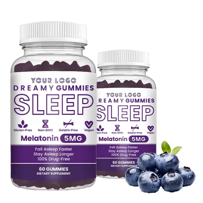 Sleep Melatonin Gummies Natural Sleep Support Supplement for Adults Calm and Relaxation Sleep Gummy Fast Delivery