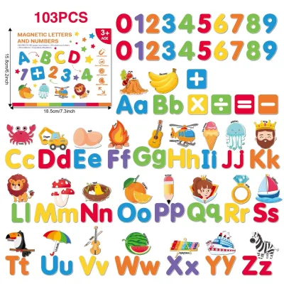 Alphabet Magnetic Letters Non Toxic Learning Set Magnetic Letters and Numbers ABC 123 Alphabet Fridge Magnets for Toddlers