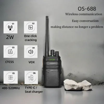 Cheaper Price Single Band Radio for Outdoor Sports Hiking Camping Driving Travel Fire Walkie Talkie
