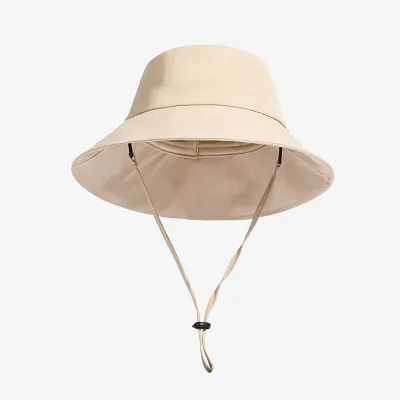 HECION New Style Fishermans Hat UV Protective Wide-Brim Sun Hat for Men Trendy and Minimalist