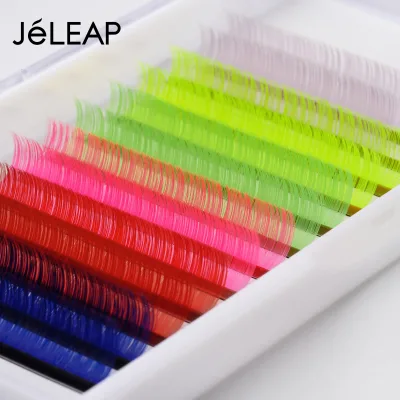 0.07 0.10 0.15 0.20 Mega Russian Individual Eyelash Colored Classic Cilios Custom Natural Fluffy Lash Extensions Trays