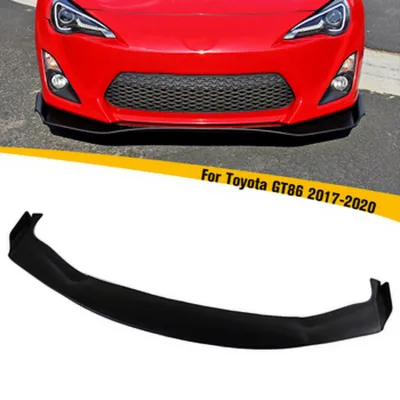 Modified Car Accessories Front Bumper Lip ABS Carbon Fiber Front Lip for Toyota GT86 2017 2018 2019 2020