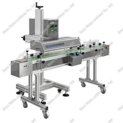 High Efficiency Automatic Heat Sealer Induction Sealer Food Bottle Aluminum Foil Continuous Sealing Machine