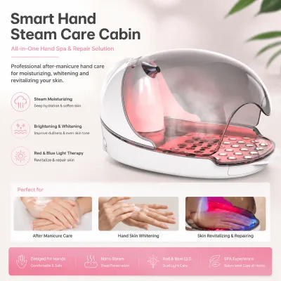 Salon Smart Beauty Hand Nano Steamer Machine Nail Manicurist Care Space Capsule Whitening Tender Hand Light Regeneration Cabin