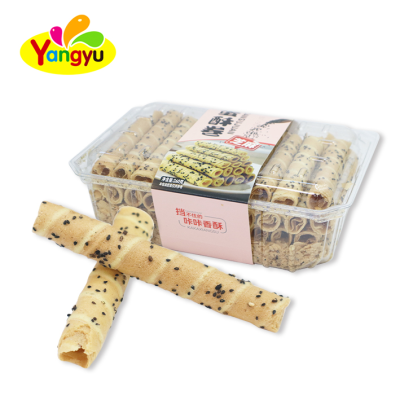 Hot Selling Crispy and Delicious Sesame Egg Rolls Premium Biscuits