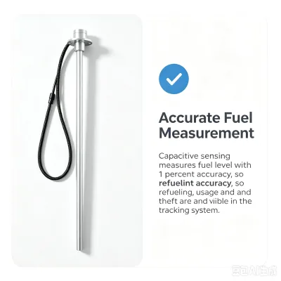 RS232 Fuel Level Sensor for Excavator and Construction Equipment SG001 Anti Fuel Theft