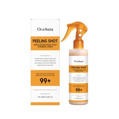 Private Label Kojic Acid Turmeric Face & Body Moisturizing Serum Smoothing Hydrating Turmeric Face Mist Spray