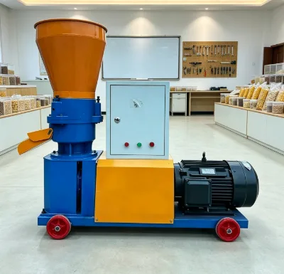 Hot New Anti Wear Feed Pellet Machine Good Pellet Forming Effect Feed Making Equipment for Grain Straw Dual Use Feed Processing