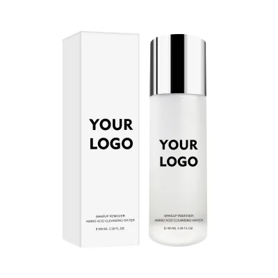 Wholesale Private Label Herbal Vegan Moisturizer Makeup Removing Water Face Wash Facial Cleanser