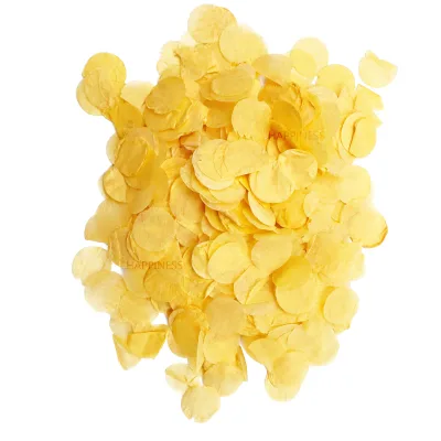 1.5cm Round Confetti Small Salute Filled Tabletop Wedding Party Throwing and Shooting Prop