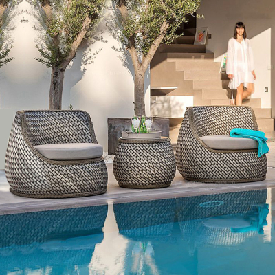 Outdoor Leisure Sofa Courtyard Sun-proof Outdoor Seating Furniture Outdoor Furniture Sofa Set, Outdoor Leisure Rattan Furniture