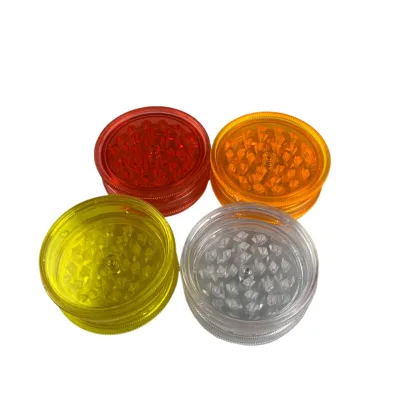 Plastic Grinding Machine Color Herb Grinding Machine 63mm 3 Layer Grinding Spice Dry Herb