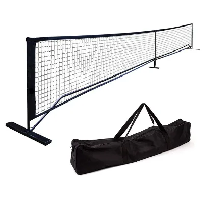 Portable Pickleball Net 6.7 m Indoor and Outdoor Pickleball Tennis Net Customizable Plastic PE Adult Training Pickleball Net