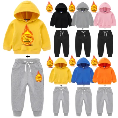 Custom Made With Fleece Children Clothing Bulk Boys Clothing Sets Fashion 2022 Children Clothing Winter 2023