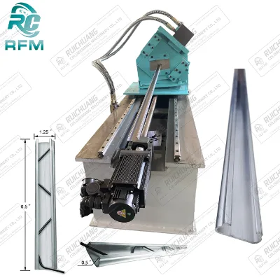 Factory Direct High Precision Greenhouse Lock Channel Machine Galvanized Steel Channel Forming ISO Approved