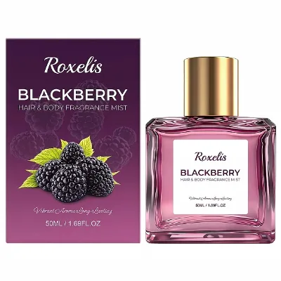 OEM Custom Perfume Label Body and Hair Mist Elegant Fresh Delicate Elegant Hair Body Dating Commuting Blackberry Hair Body Mist