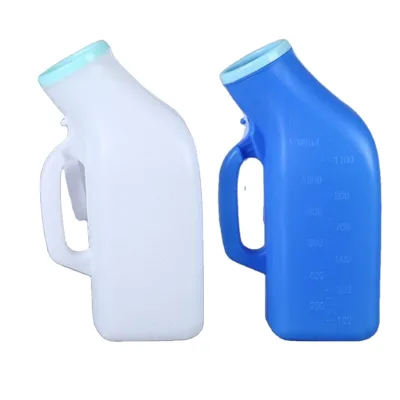 Wholesale Hospital Urine Bottle Medical Unisex Portable Plastic Urine Collector Bottle 1000ml 1200ml Male Female Urinal Bottle