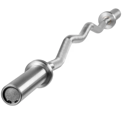 Hot Selling Gym Weight Training Barbell Bar 1.2m Bending Barbell Bar Fitness Alloy Steel Curl Barbell Bar