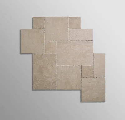 Navona -Almond Beige Wave of Edge French Style Castle Porcelain Tile for Flooring