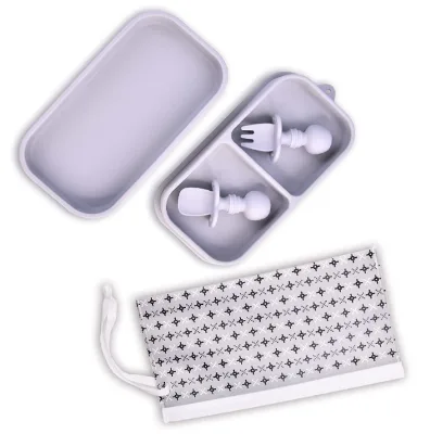 Suction Plates with Lids for Baby & Toddler, Silicone Grip Dish