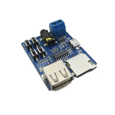 TF Card U Disk Format MP3 Decoder Player Board Amplifier Audio Module